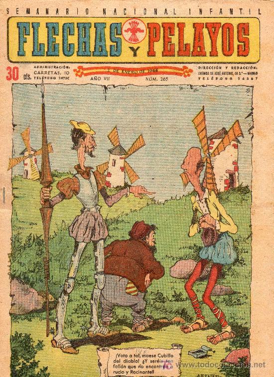 Tebeos: COMIC SEMANARIO NACIONAL FLECHAS Y PELAYOS. NUMERO 265. - Foto 1