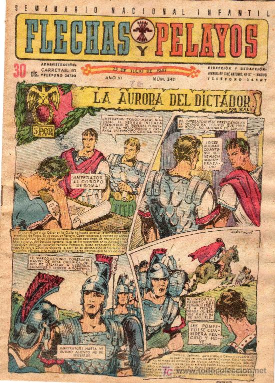 Tebeos: COMIC SEMANARIO NACIONAL FLECHAS Y PELAYOS. NUMERO 242. - Foto 1