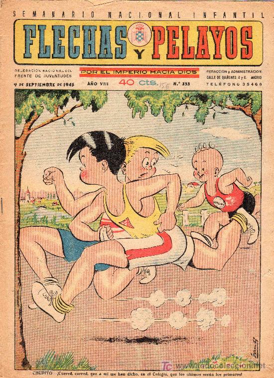 Tebeos: COMIC SEMANARIO NACIONAL FLECHAS Y PELAYOS. NUMERO 353. - Foto 1