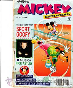 Tebeos: C&Oacute;MIC WALT DISNEY MICKEY SEMANAL N&ordm; 10 ED.PRIMAVERA - Foto 1