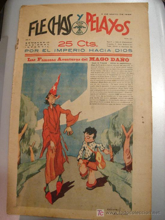 Tebeos: COMIC SEMANARIO NACIONAL. FLECHAS Y PELAYOS. N&ordm; 22. - Foto 1