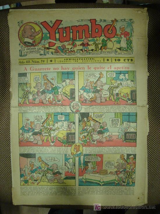 Tebeos: YUMBO. N&ordm; 78. FORMATO GRANDE. - Foto 1
