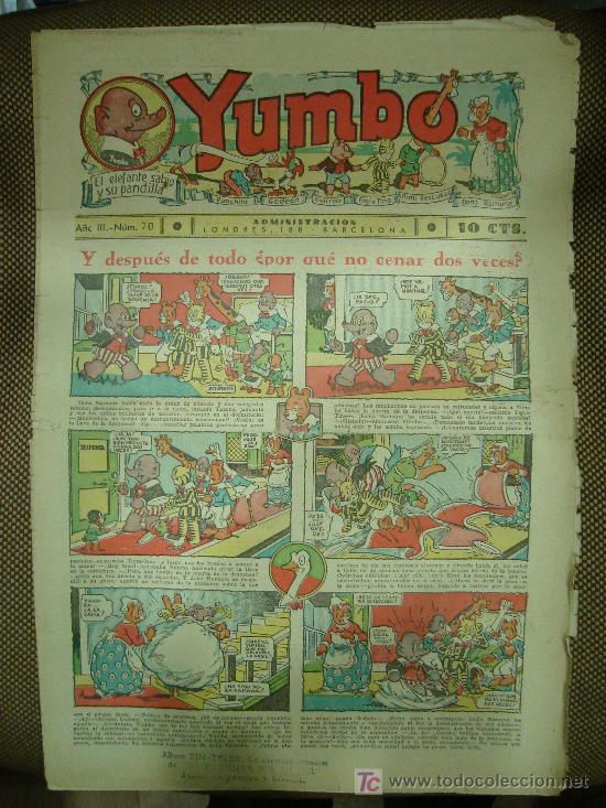 Tebeos: YUMBO. N&ordm; 70. FORMATO GRANDE. - Foto 1
