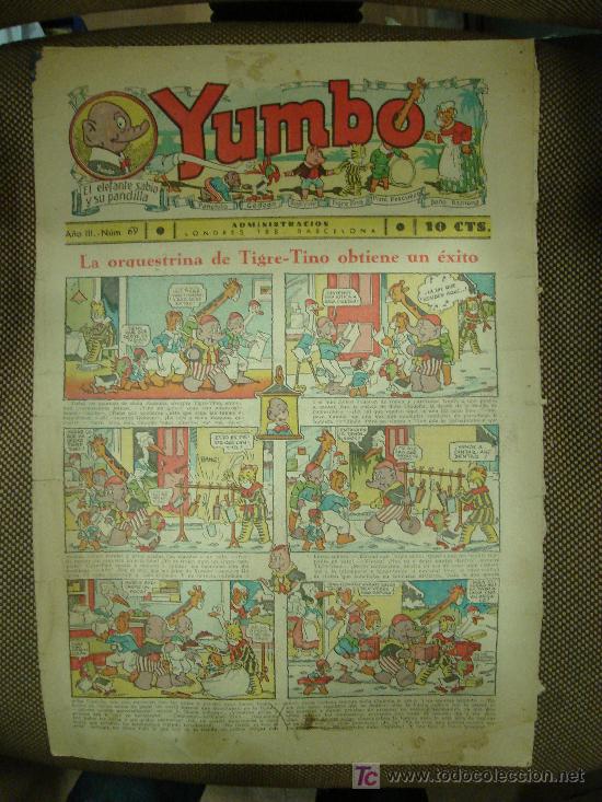 Tebeos: YUMBO. N&ordm; 69. FORMATO GRANDE. - Foto 1