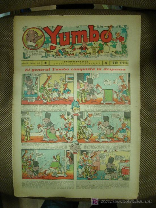Tebeos: YUMBO. N&ordm; 68. FORMATO GRANDE. - Foto 1
