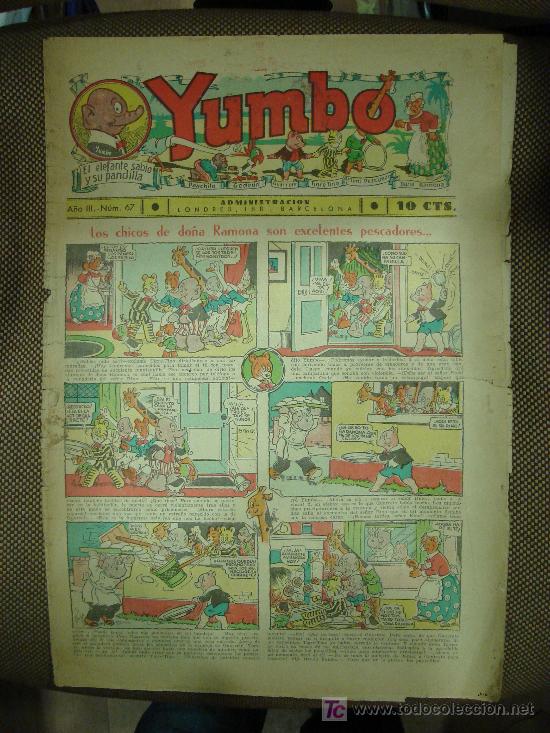 Tebeos: YUMBO. N&ordm; 67. FORMATO GRANDE. - Foto 1