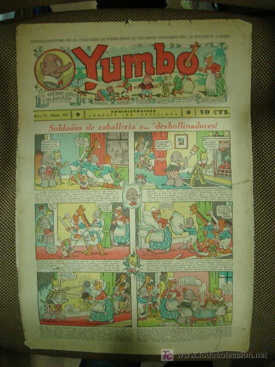 Tebeos: YUMBO. N&ordm; 66. FORMATO GRANDE. - Foto 1