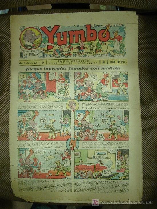 Tebeos: YUMBO. N&ordm; 53. FORMATO GRANDE. - Foto 1