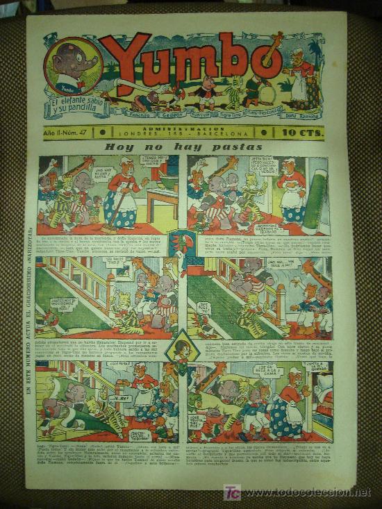 Tebeos: YUMBO. N&ordm; 47. FORMATO GRANDE. - Foto 1