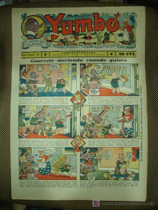 Tebeos: YUMBO. N&ordm; 46. FORMATO GRANDE. - Foto 1