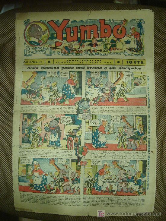 Tebeos: YUMBO. N&ordm; 44. FORMATO GRANDE. - Foto 1