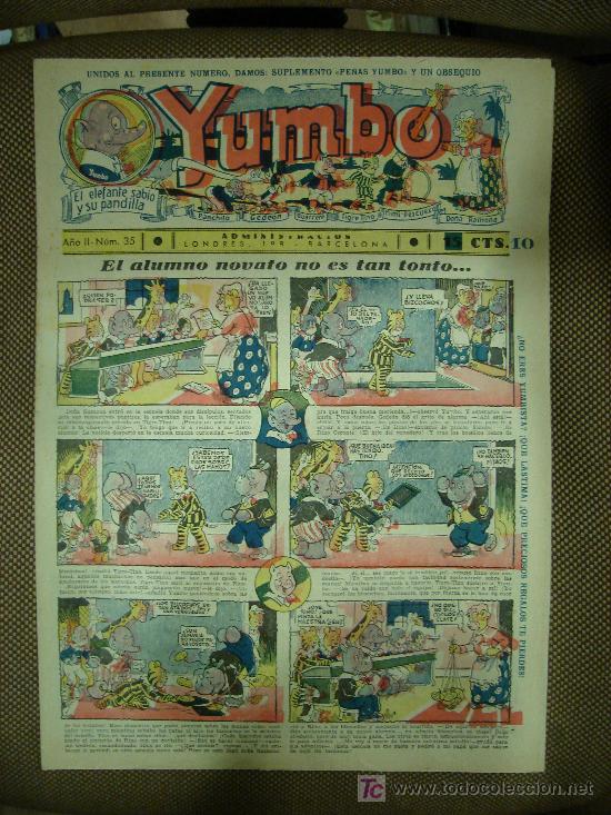 Tebeos: YUMBO. N&ordm; 35. FORMATO GRANDE. - Foto 1