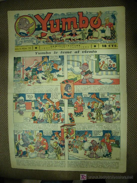Tebeos: YUMBO. N&ordm; 33. FORMATO GRANDE. - Foto 1