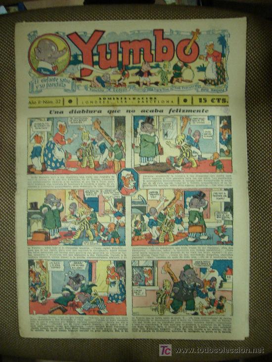 YUMBO. Nº 32. FORMATO GRANDE. (Tebeos y Comics - Tebeos Clásicos (Hasta 1.939))