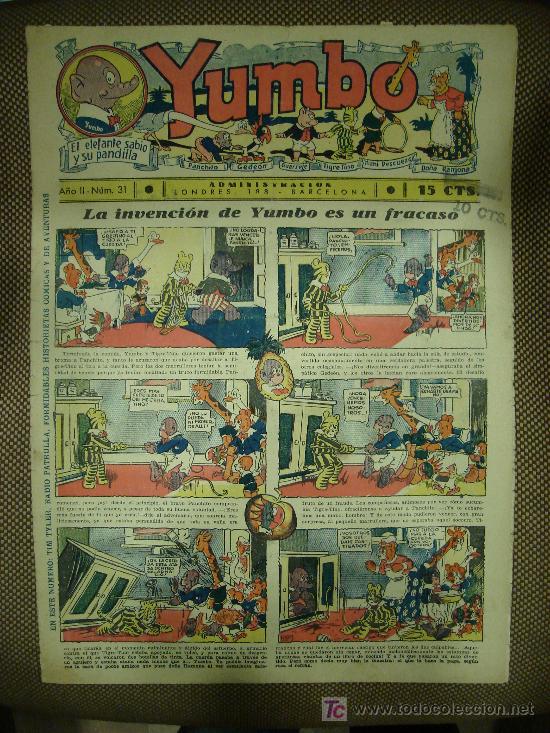 Tebeos: YUMBO. N&ordm; 31. FORMATO GRANDE. - Foto 1