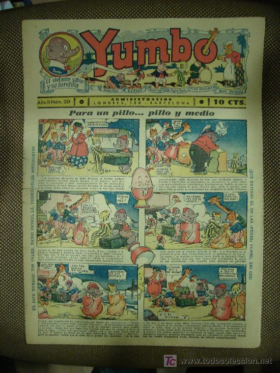 Tebeos: YUMBO. N&ordm; 29. FORMATO GRANDE. - Foto 1