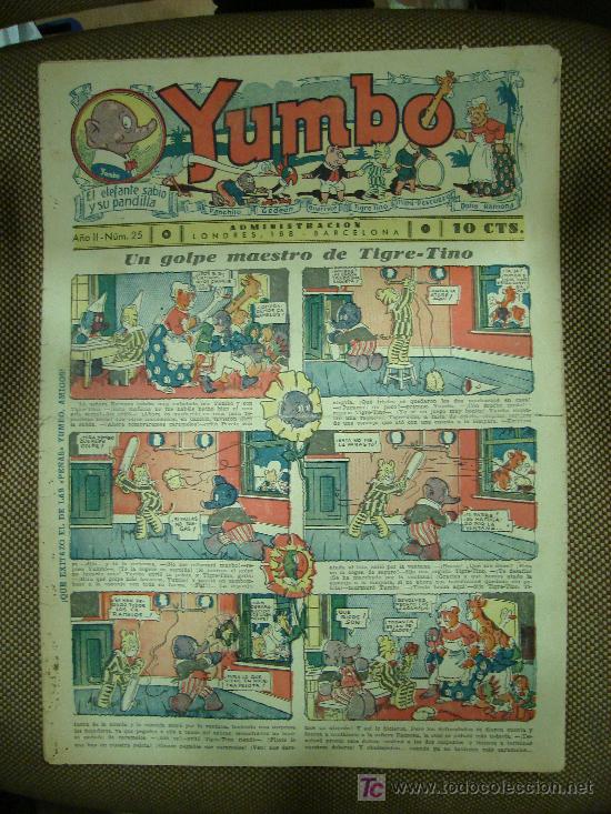 YUMBO. Nº 25. FORMATO GRANDE. (Tebeos y Comics - Tebeos Clásicos (Hasta 1.939))