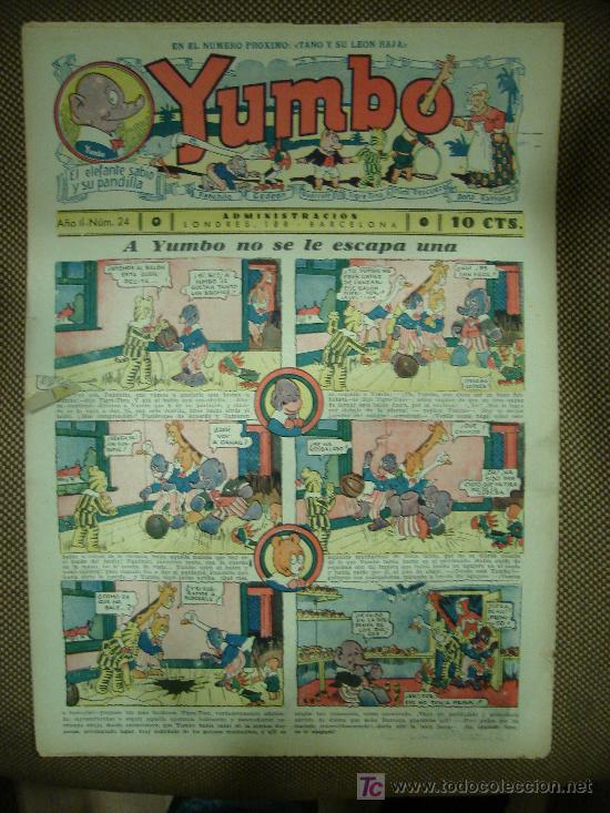 Tebeos: YUMBO. N&ordm; 24. FORMATO GRANDE. - Foto 1