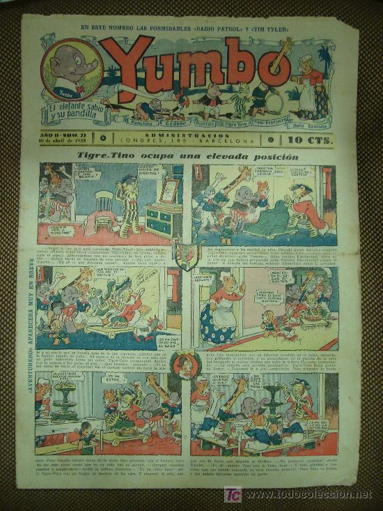 Tebeos: YUMBO. N&ordm; 22. FORMATO GRANDE. - Foto 1
