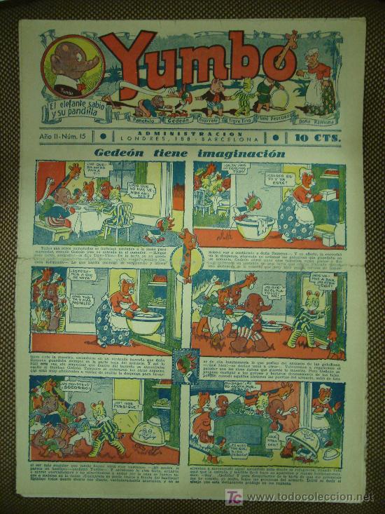 Tebeos: YUMBO. N&ordm; 15. FORMATO GRANDE. - Foto 1