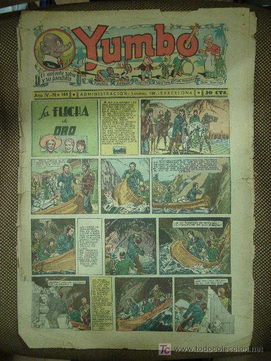 Tebeos: YUMBO. N&ordm; 144. FORMATO GRANDE. - Foto 1