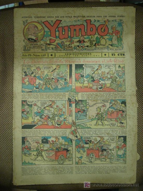 Tebeos: YUMBO. N&ordm; 123. FORMATO GRANDE. - Foto 1
