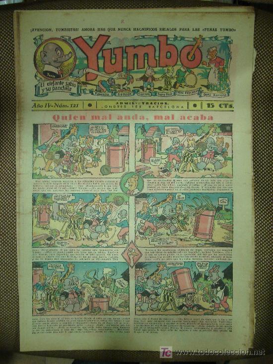 Tebeos: YUMBO. N&ordm; 121. FORMATO GRANDE. - Foto 1