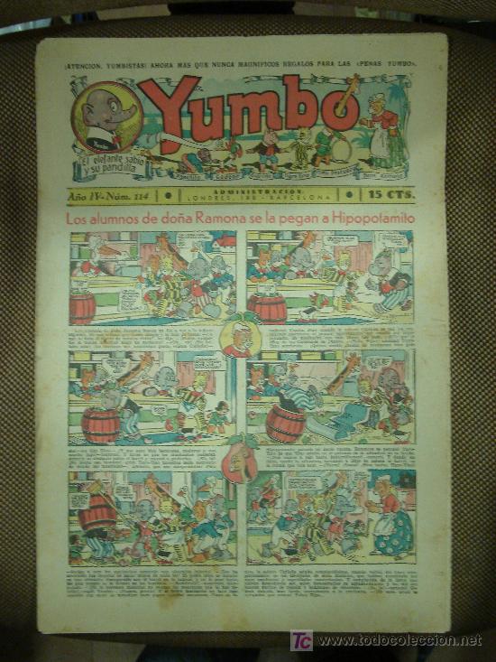 Tebeos: YUMBO. N&ordm; 114. FORMATO GRANDE. - Foto 1