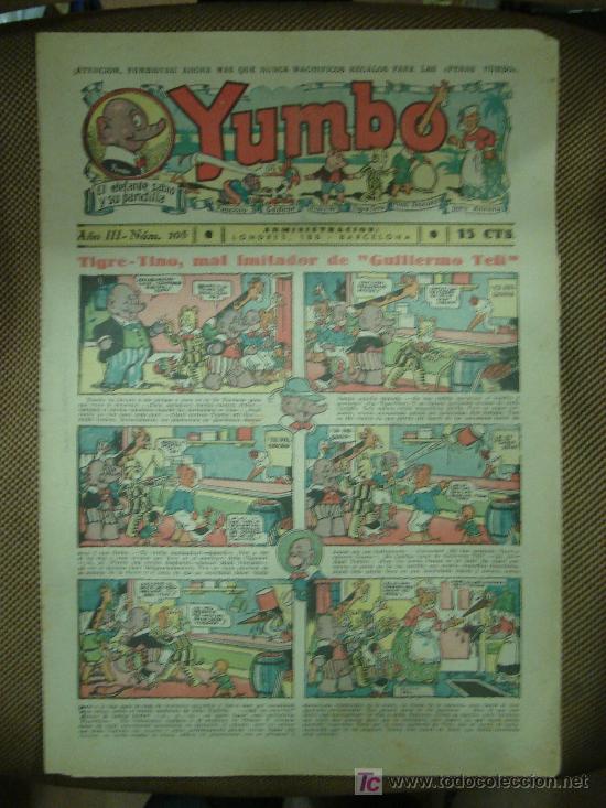Tebeos: YUMBO. N&ordm; 105. FORMATO GRANDE. - Foto 1