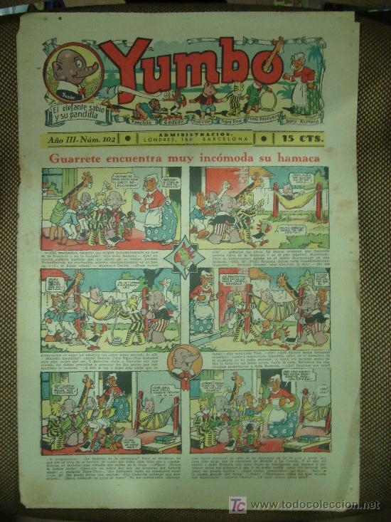 Tebeos: YUMBO. N&ordm; 102. FORMATO GRANDE. - Foto 1