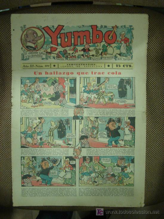 Tebeos: YUMBO. N&ordm; 101. FORMATO GRANDE. - Foto 1