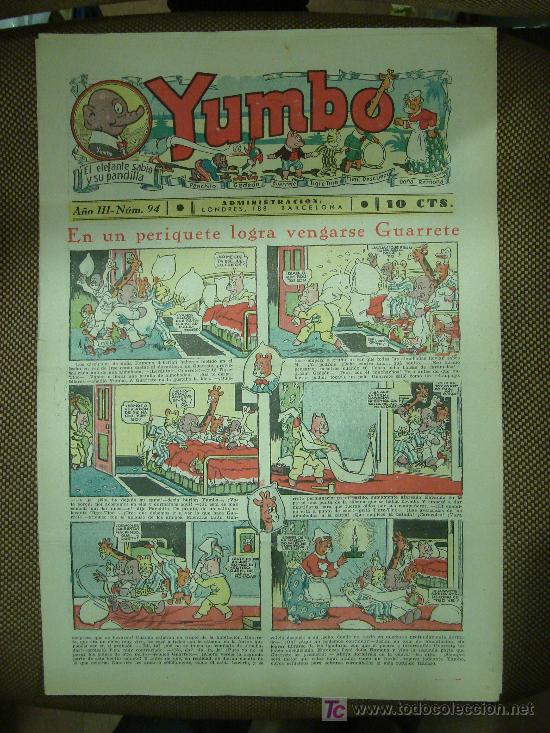Tebeos: YUMBO. N&ordm; 94. FORMATO GRANDE. - Foto 1