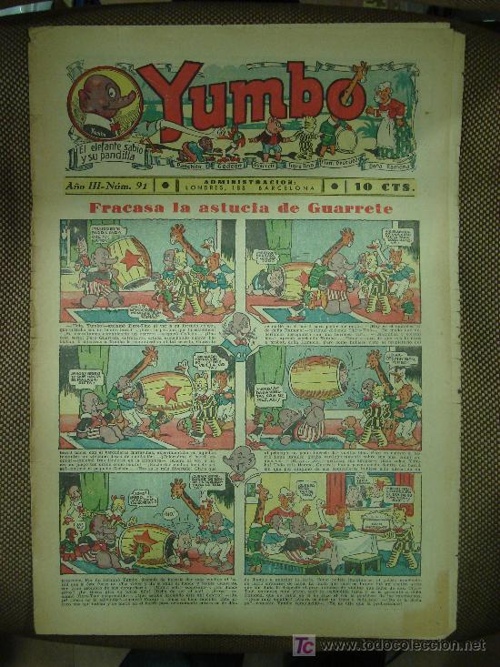 Tebeos: YUMBO. N&ordm; 91. FORMATO GRANDE. - Foto 1