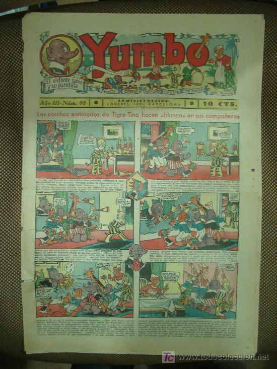 Tebeos: YUMBO. N&ordm; 88. FORMATO GRANDE. - Foto 1