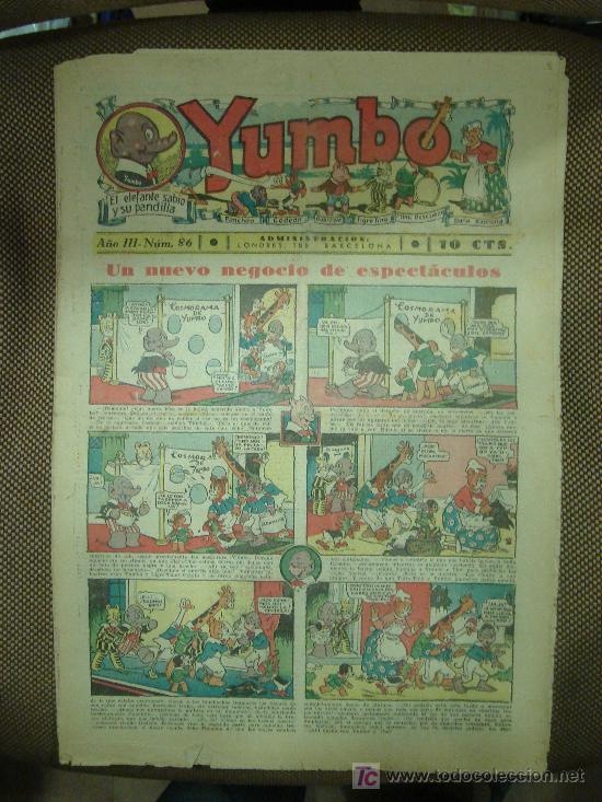Tebeos: YUMBO. N&ordm; 86. FORMATO GRANDE. - Foto 1