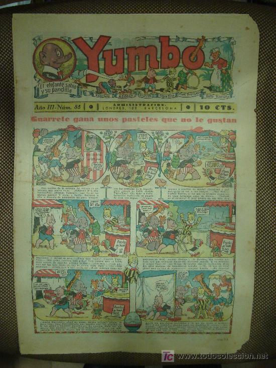 Tebeos: YUMBO. N&ordm; 85. FORMATO GRANDE. - Foto 1