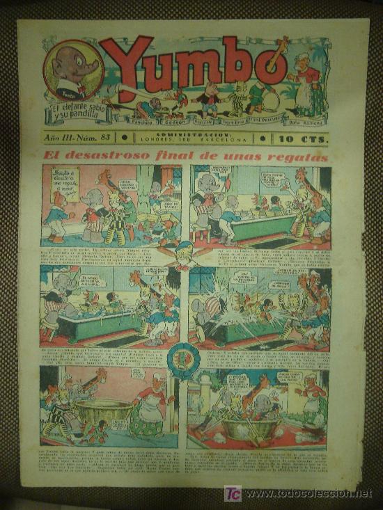 Tebeos: YUMBO. N&ordm; 83. FORMATO GRANDE. - Foto 1