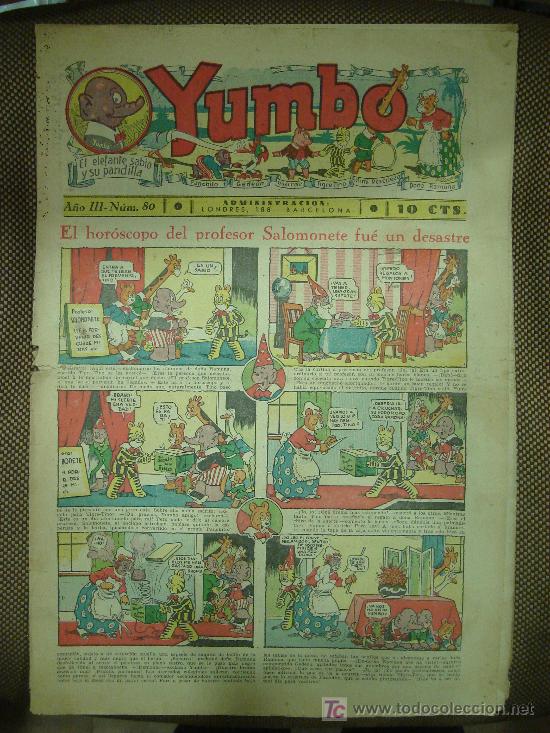 Tebeos: YUMBO. N&ordm; 80. FORMATO GRANDE. - Foto 1