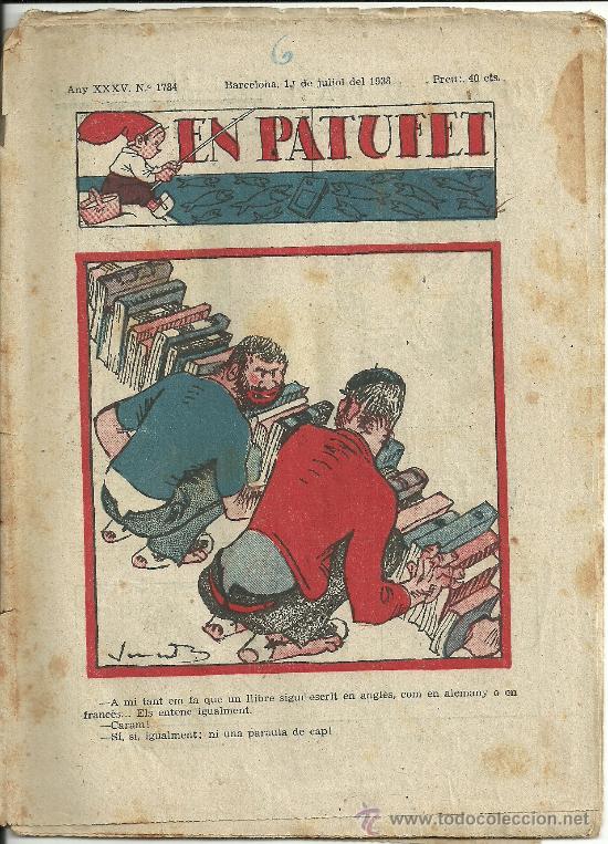 Tebeos: EN PATUFET N&ordm; 1784 1938 - Foto 1