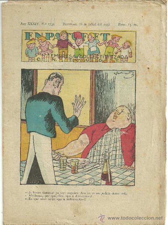Tebeos: EN PATUFET N&ordm; 1734 1937 - Foto 1