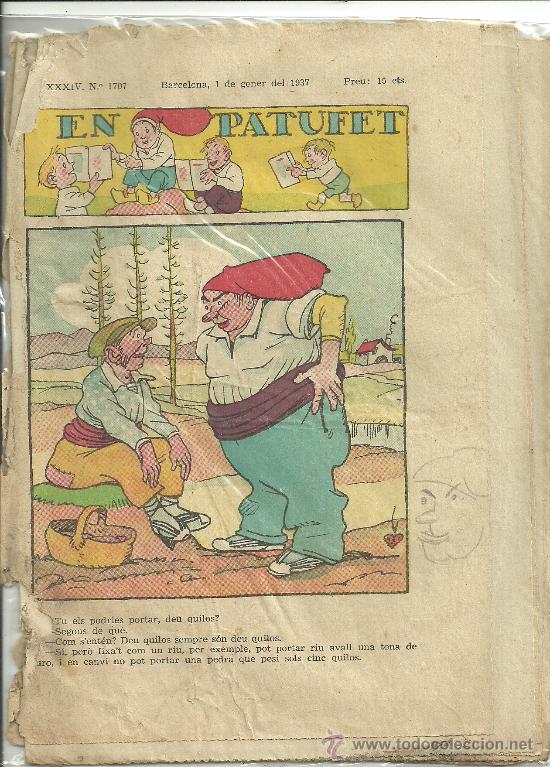 Tebeos: EN PATUFET N&ordm; 1707 1937 - Foto 1