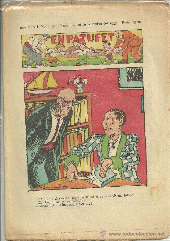 Tebeos: EN PATUFET N&ordm; 1650 1935 - Foto 1