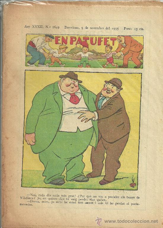 Tebeos: EN PATUFET N&ordm; 1649 1935 - Foto 1