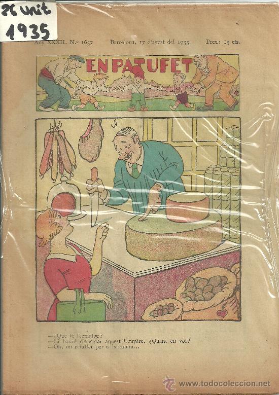 Tebeos: EN PATUFET N&ordm; 1637 1935 - Foto 1
