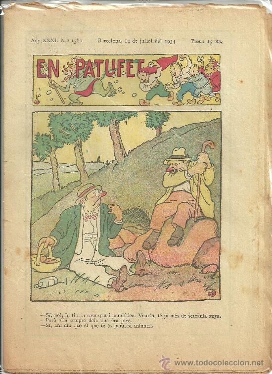 Tebeos: EN PATUFET N&ordm; 1580 1934 - Foto 1