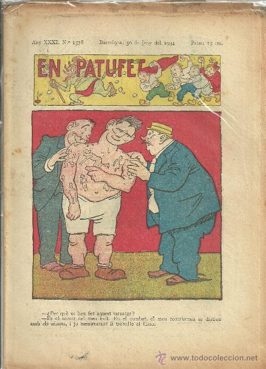 Tebeos: EN PATUFET N&ordm; 1578 1934 - Foto 1
