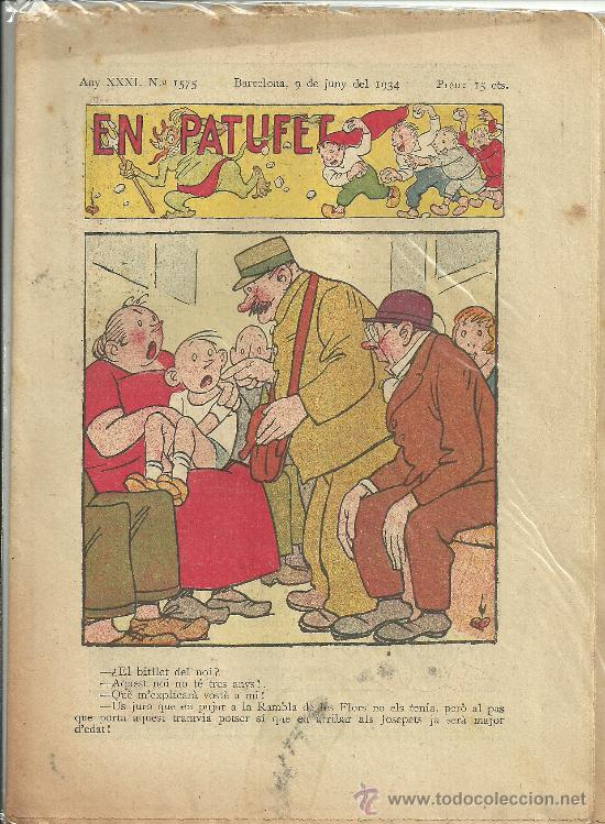 Tebeos: EN PATUFET N&ordm; 1575 1934 - Foto 1