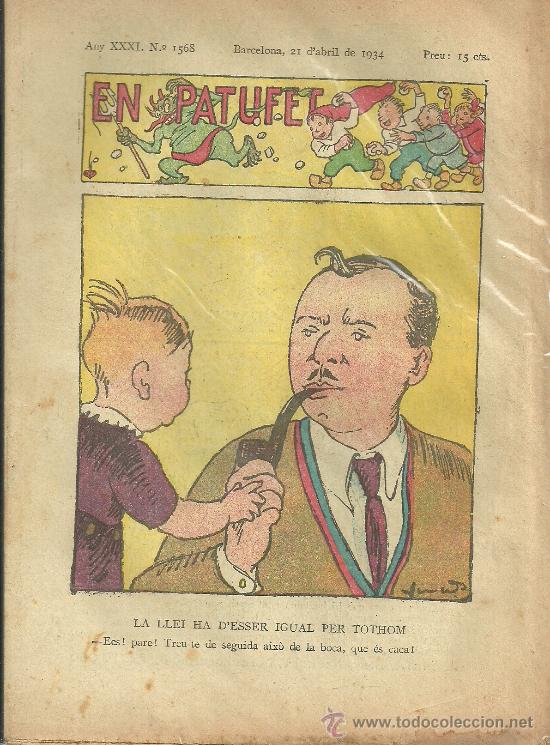 Tebeos: EN PATUFET N&ordm; 1568 1934 - Foto 1