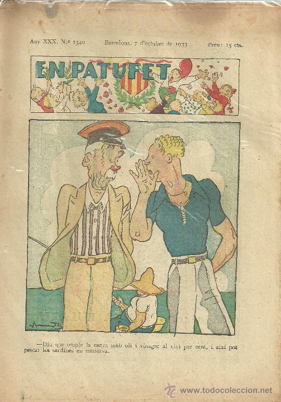 Tebeos: EN PATUFET N&ordm; 1540 1933 - Foto 1