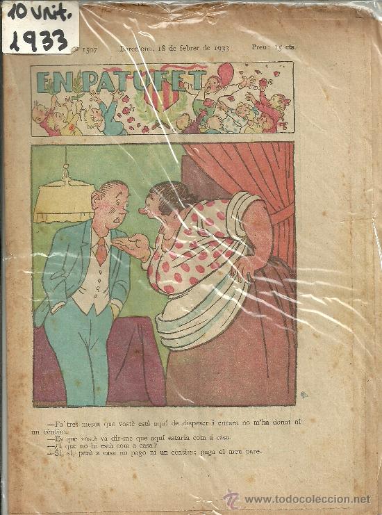 Tebeos: EN PATUFET N&ordm; 1507 1933 - Foto 1